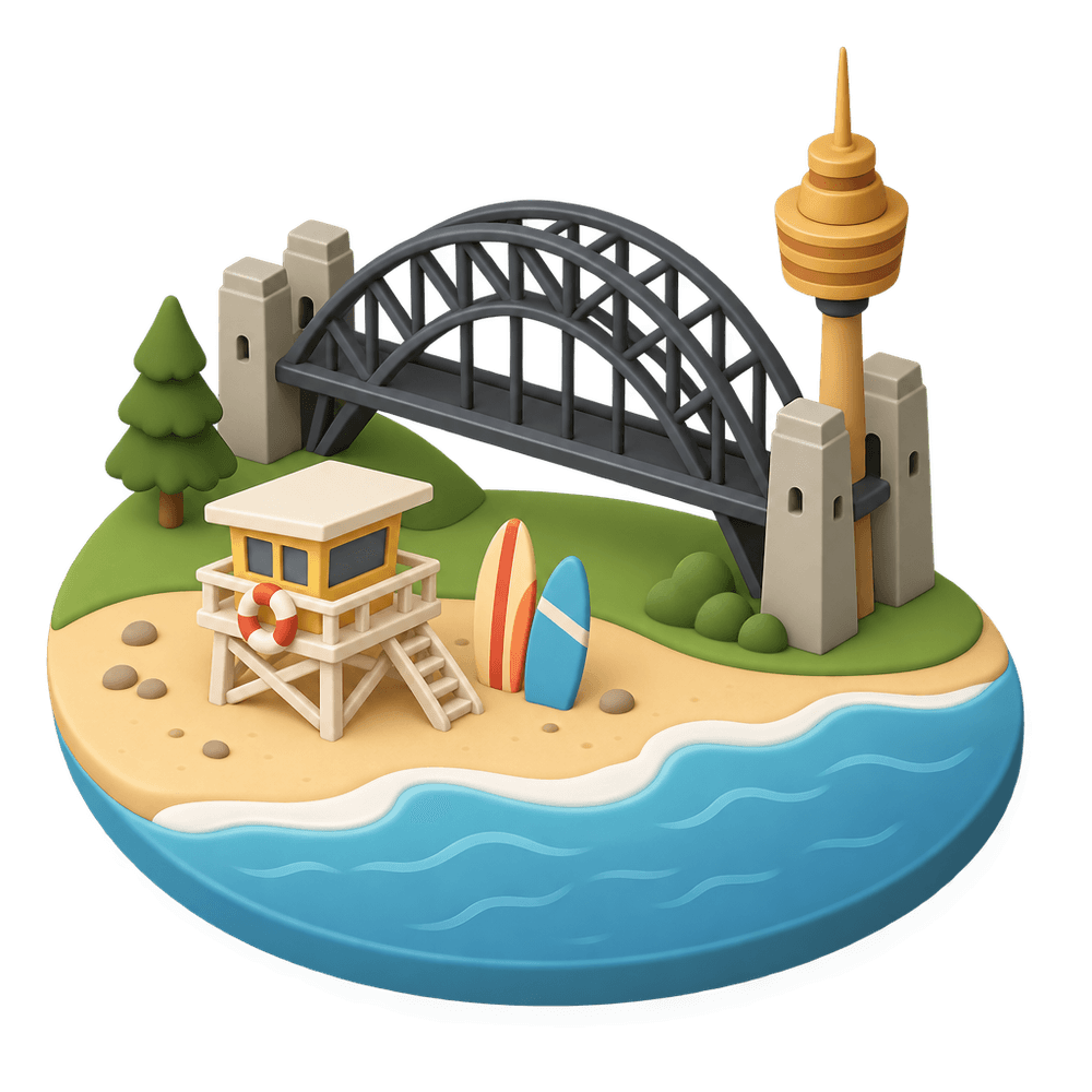 Sydney, Australia 3D icon