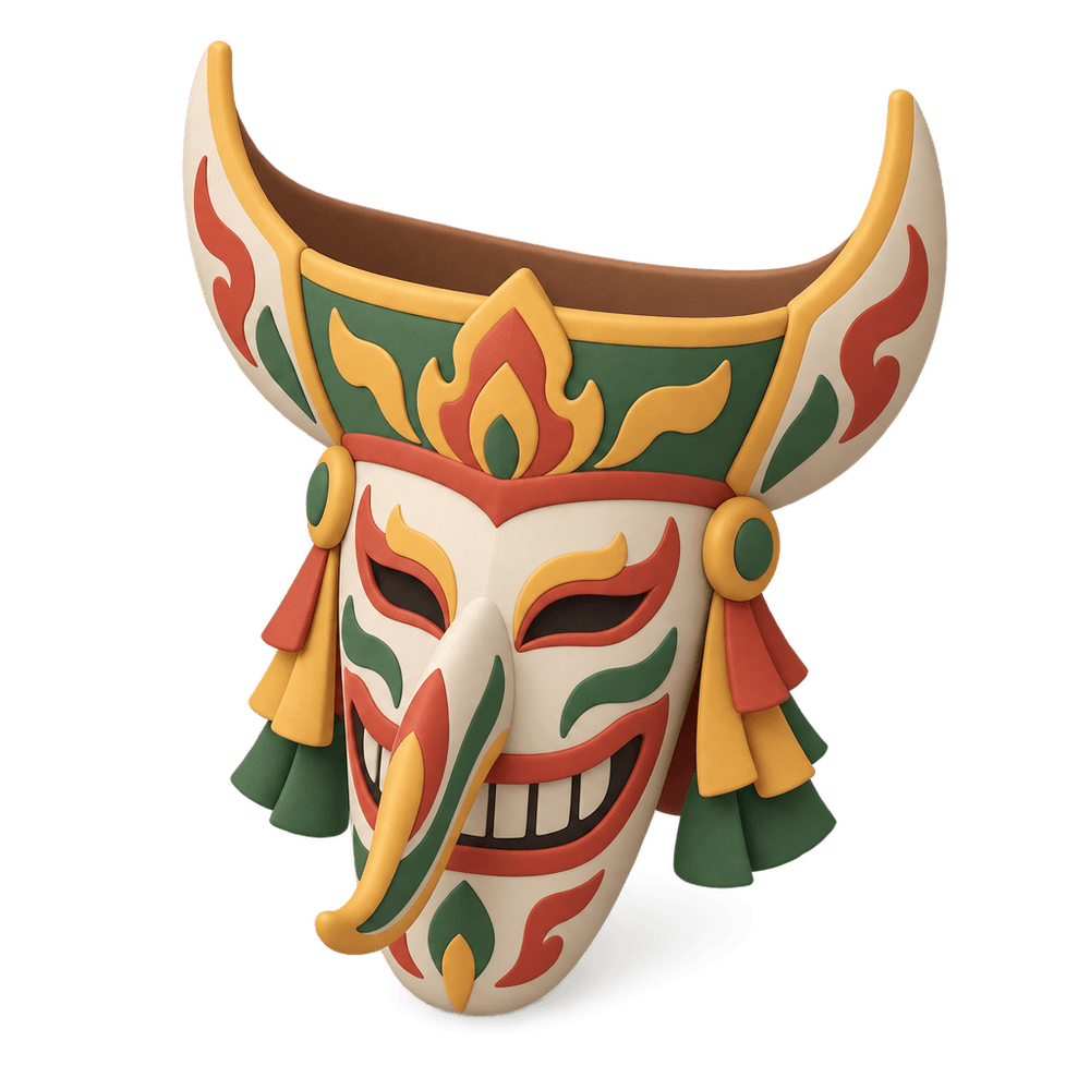 Phi Ta Khon Mask 3D icon