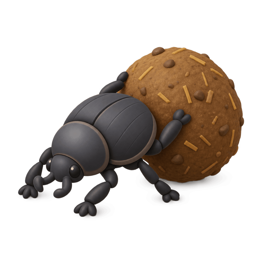 Dung Beetle 3D icon