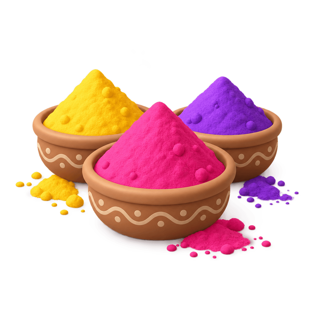Gulal Color Powder 3D icon