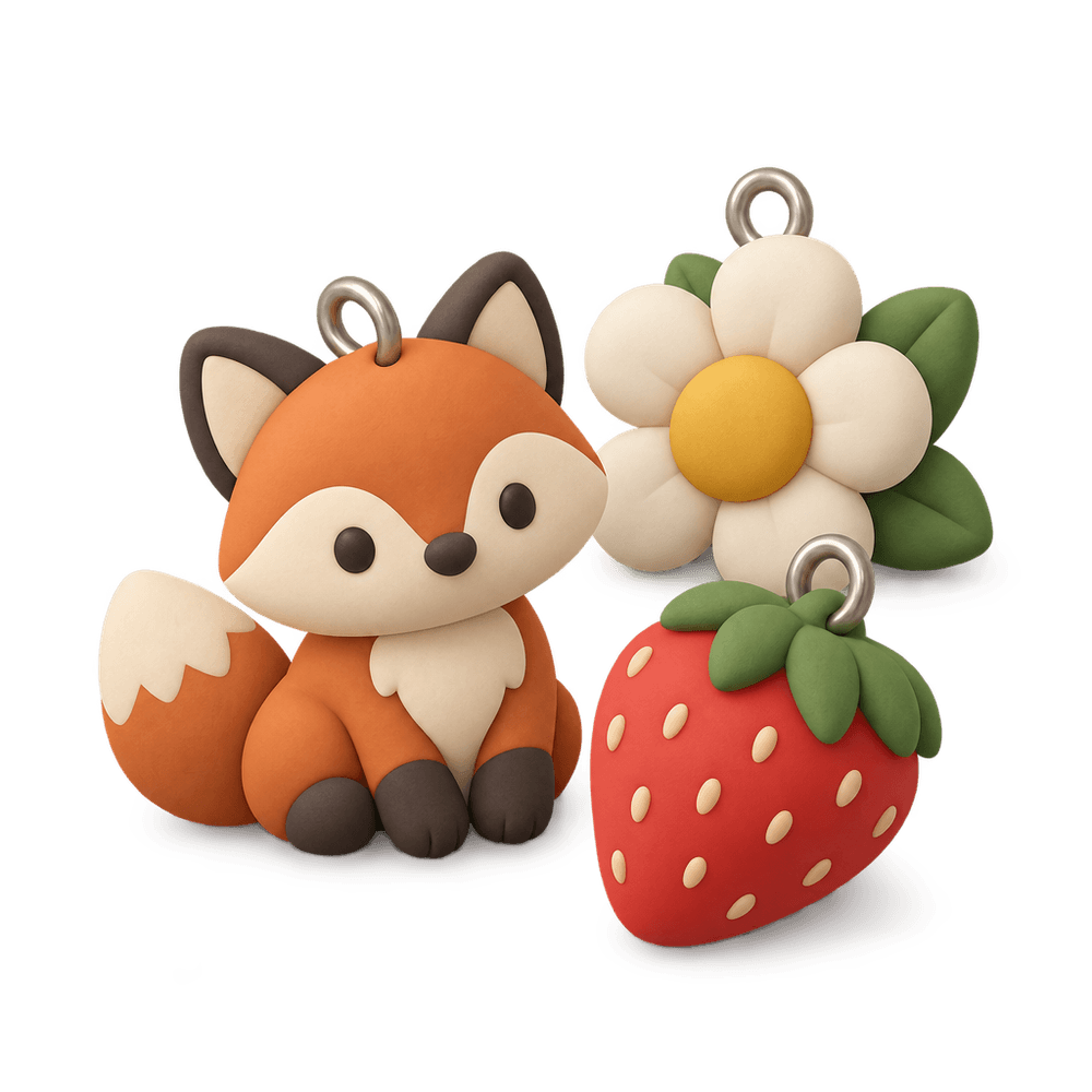 Polymer Clay Charms 3D icon