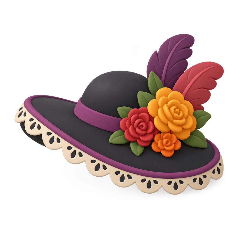Catrina Hat 3D icon
