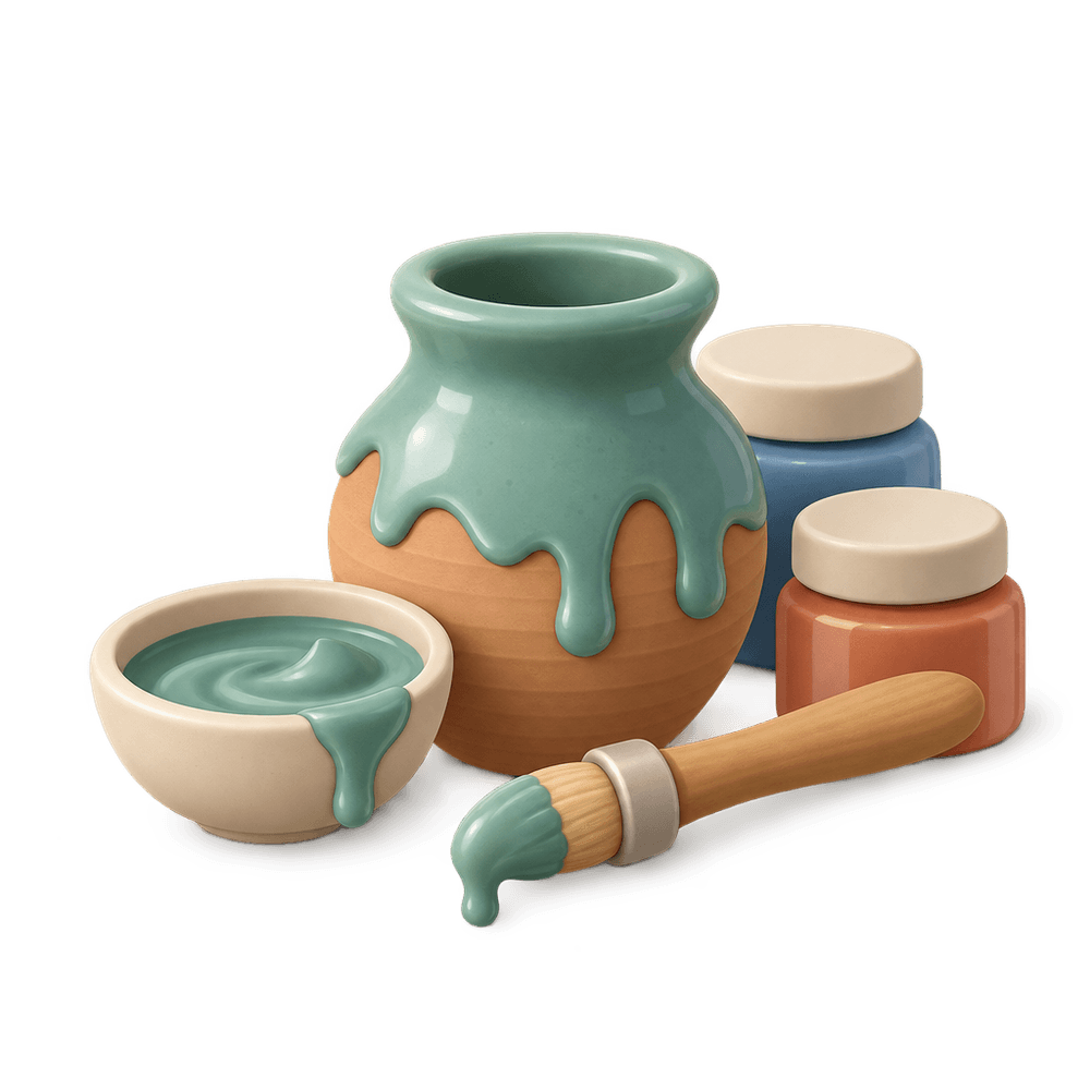 Pottery Glaze 3D icon