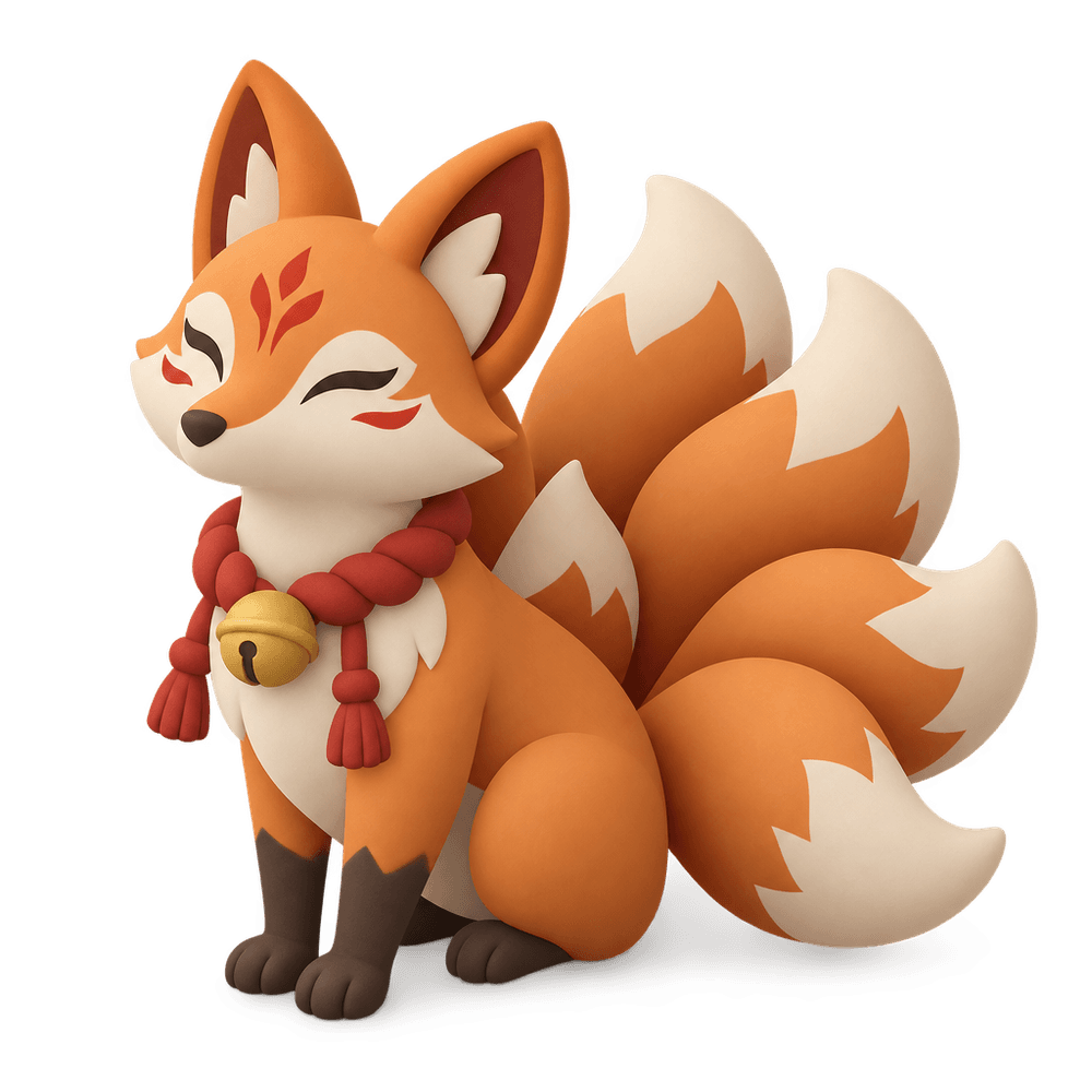Kitsune 3D icon