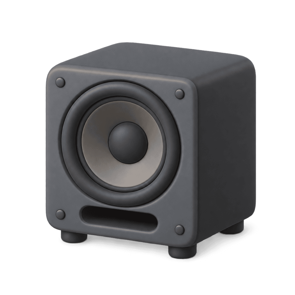 Subwoofer 3D icon