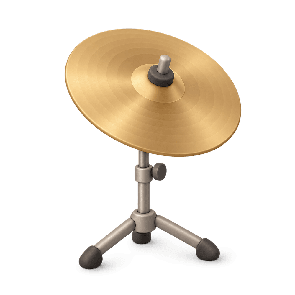 Crash Cymbal 3D icon