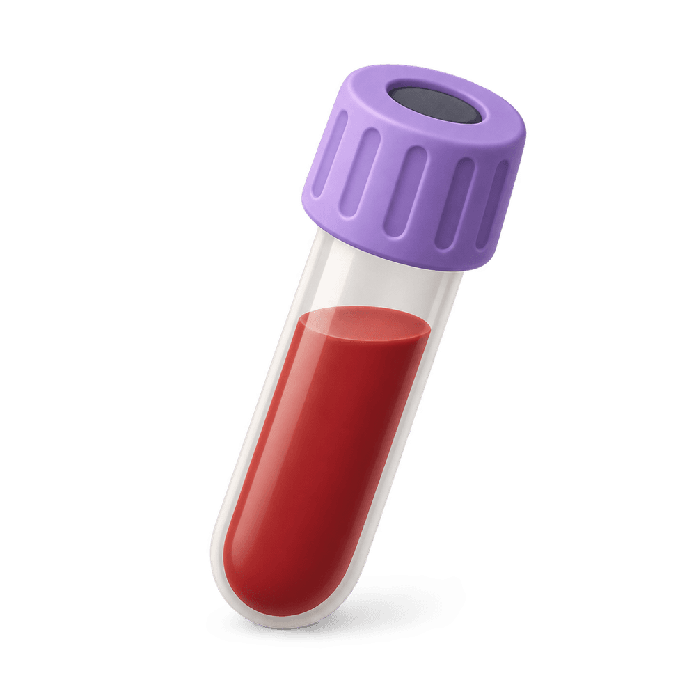 Blood Sample Tube 3D icon
