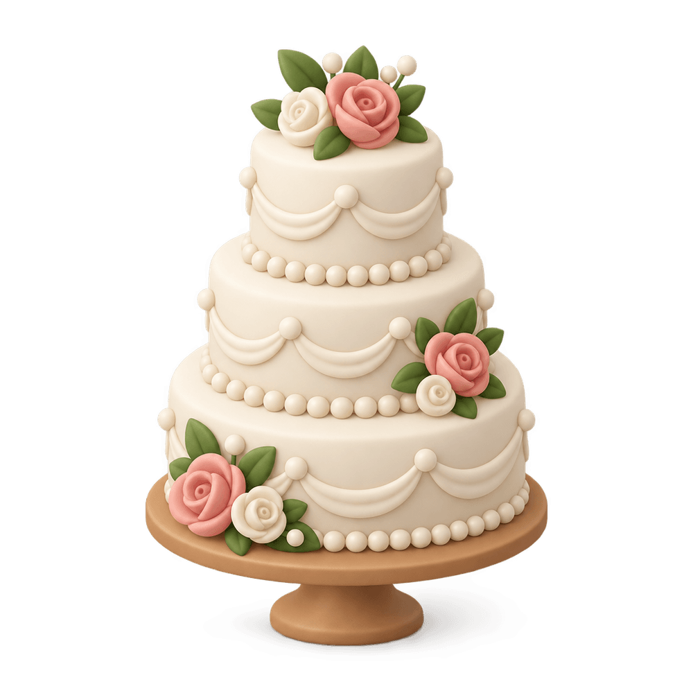 Wedding Cake 3D icon