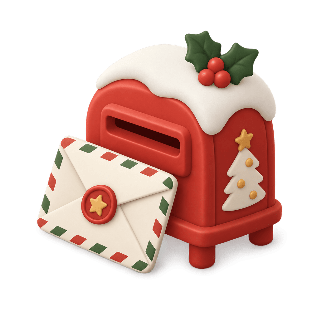 Letter to Santa 3D icon