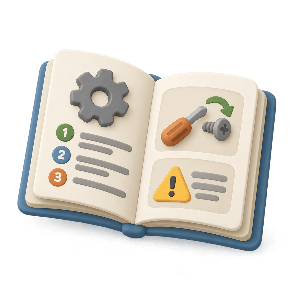 User Manual 3D icon