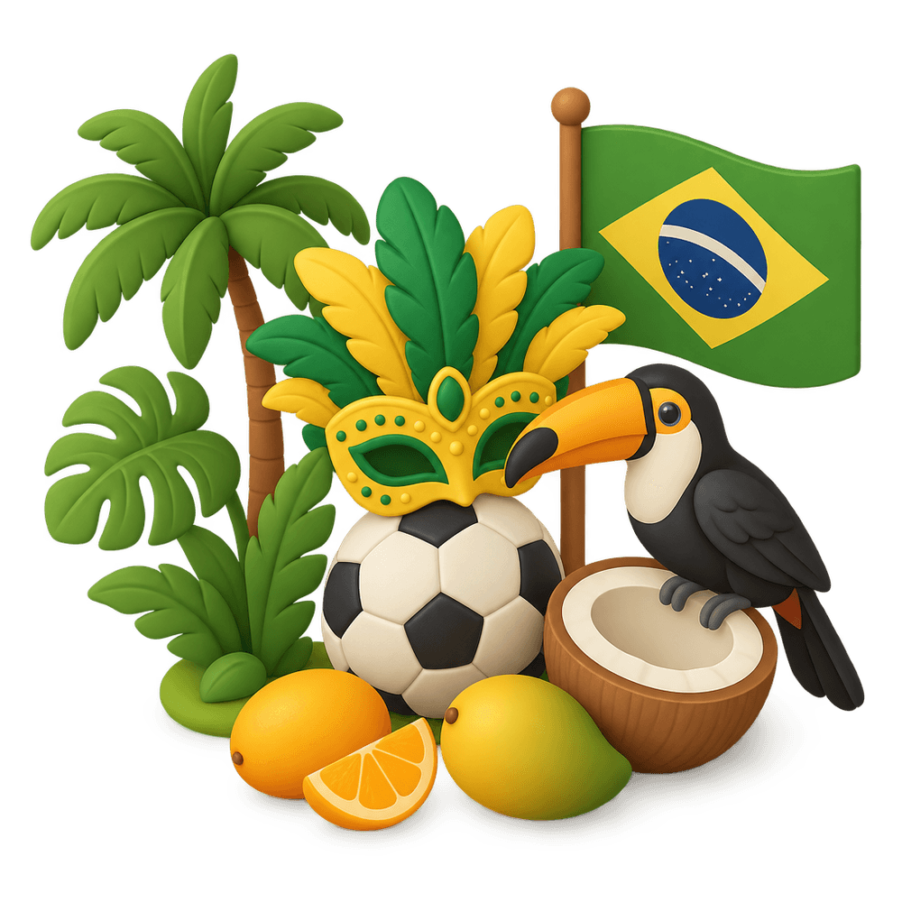 Brazil 3D icon