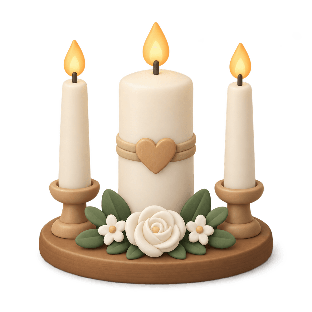 Unity Candle 3D icon