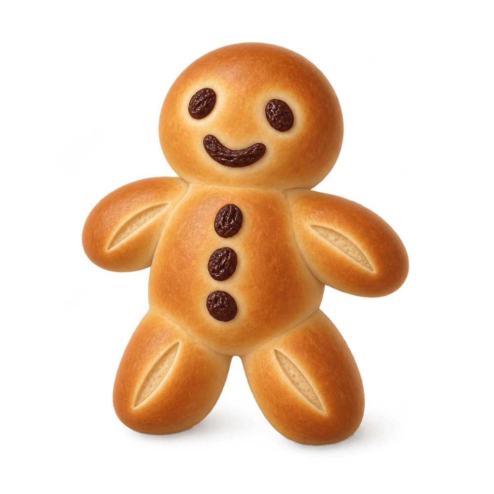 Grittibänz Bread Man 3D icon