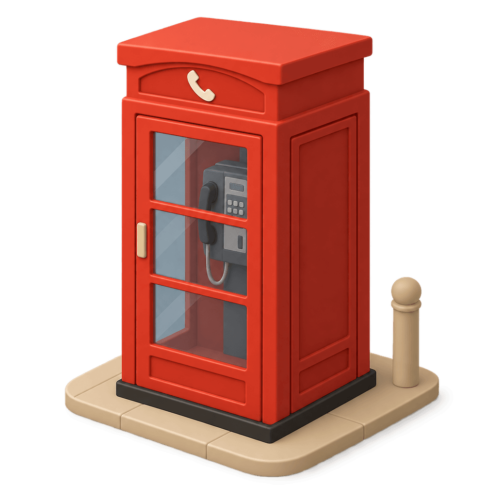 Phone Booth 3D icon
