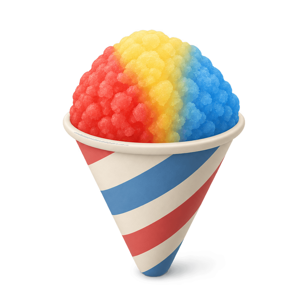 Snow Cone 3D icon