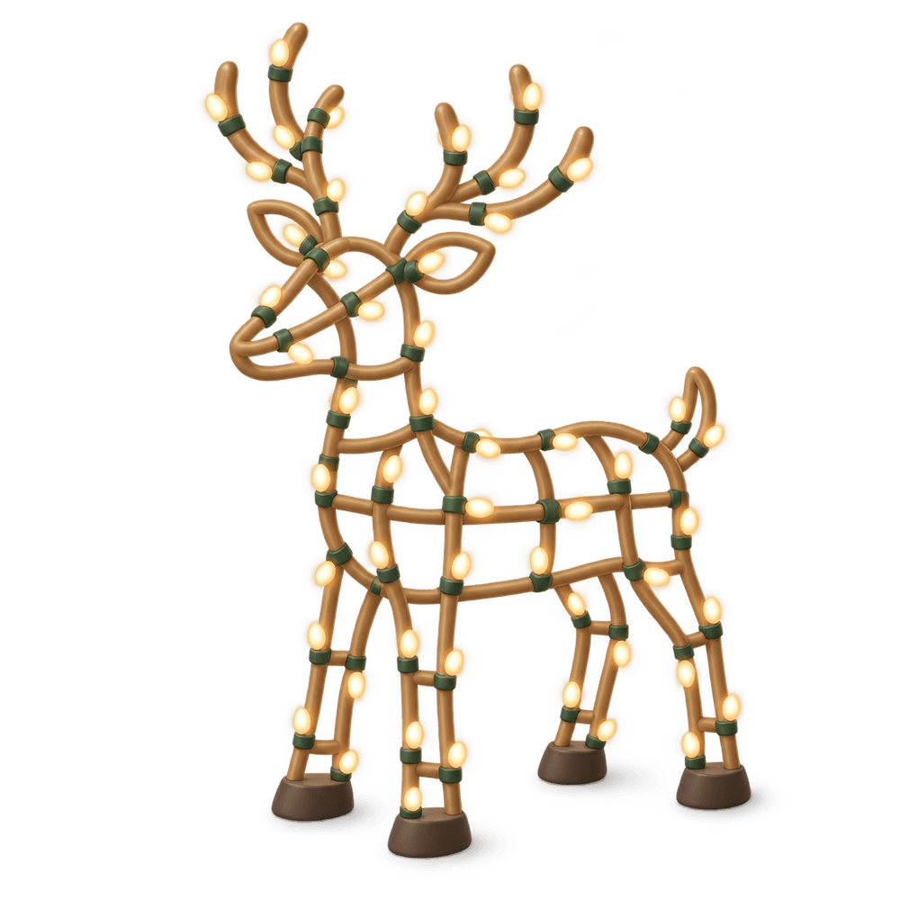 Wire Reindeer Lawn Ornament 3D icon