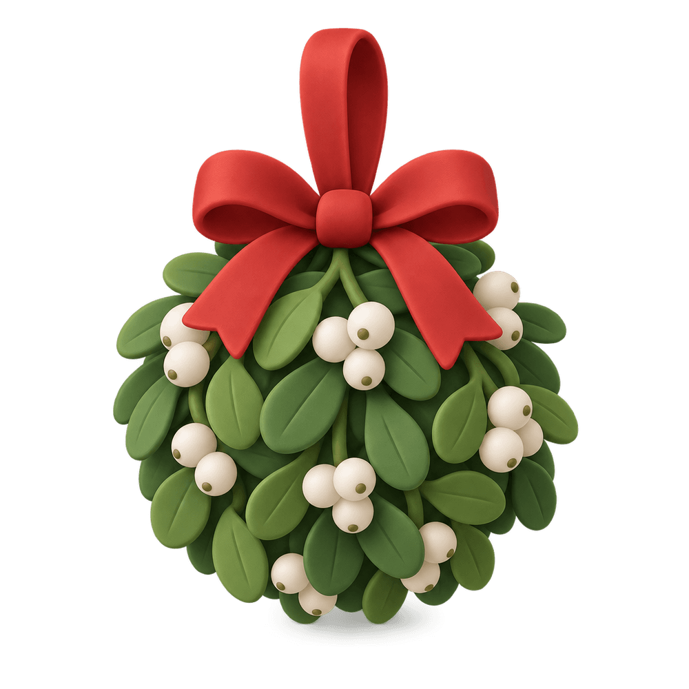 Mistletoe Kissing Ball 3D icon