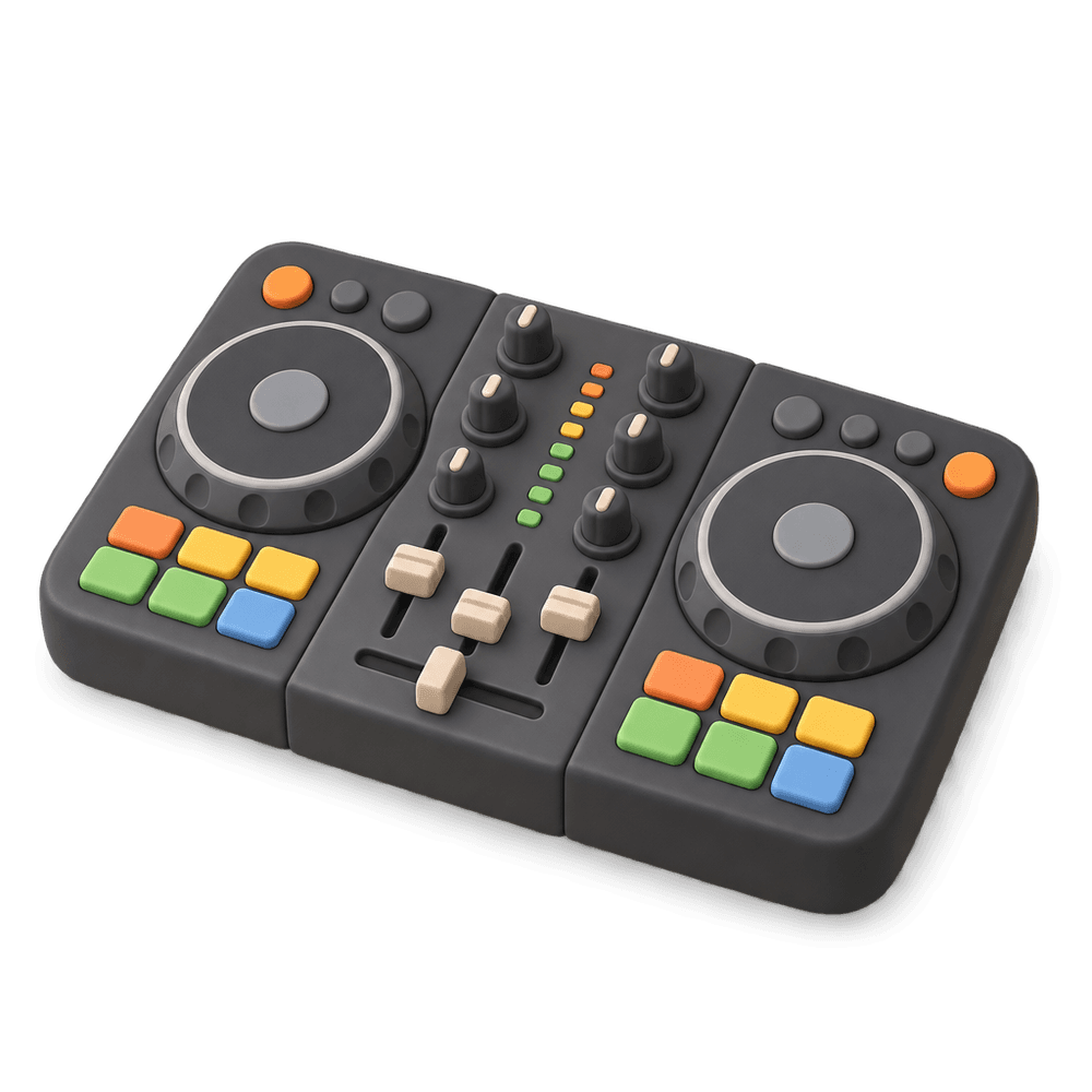 DJ Controller 3D icon
