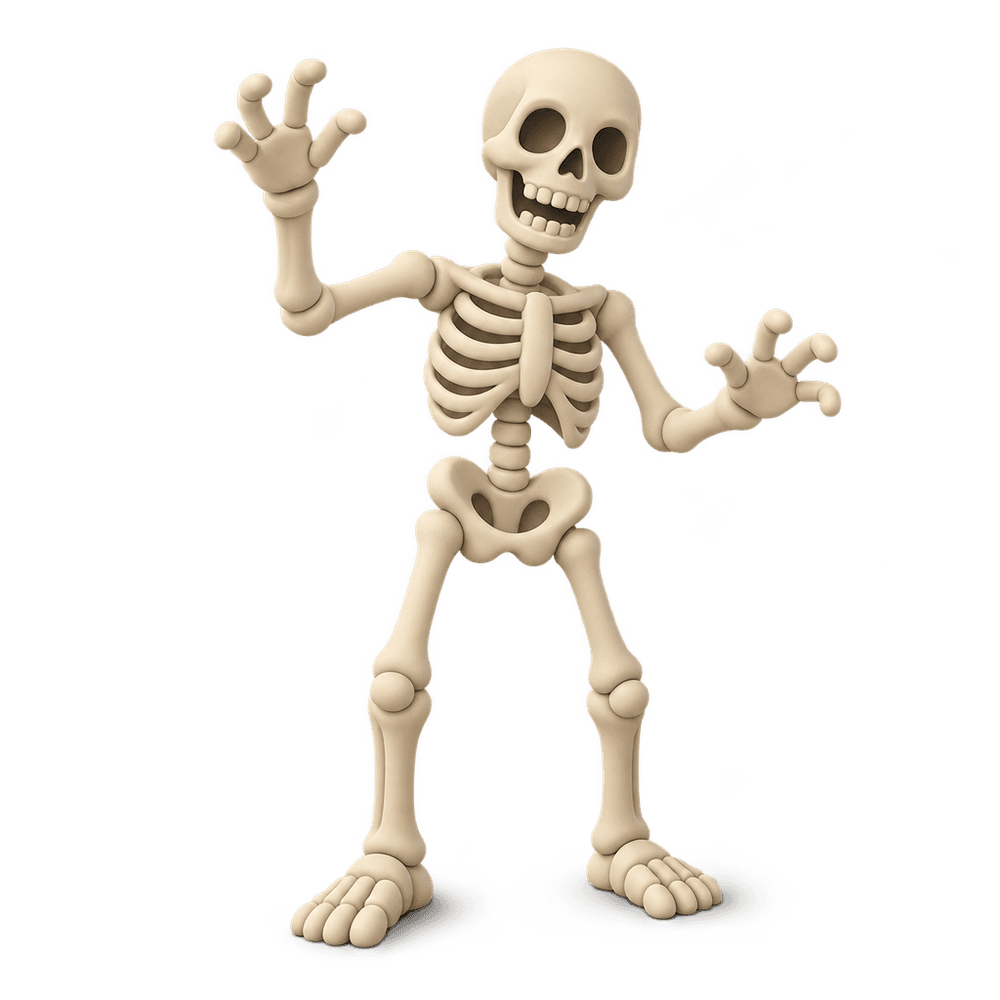 Giant Lawn Skeleton 3D icon