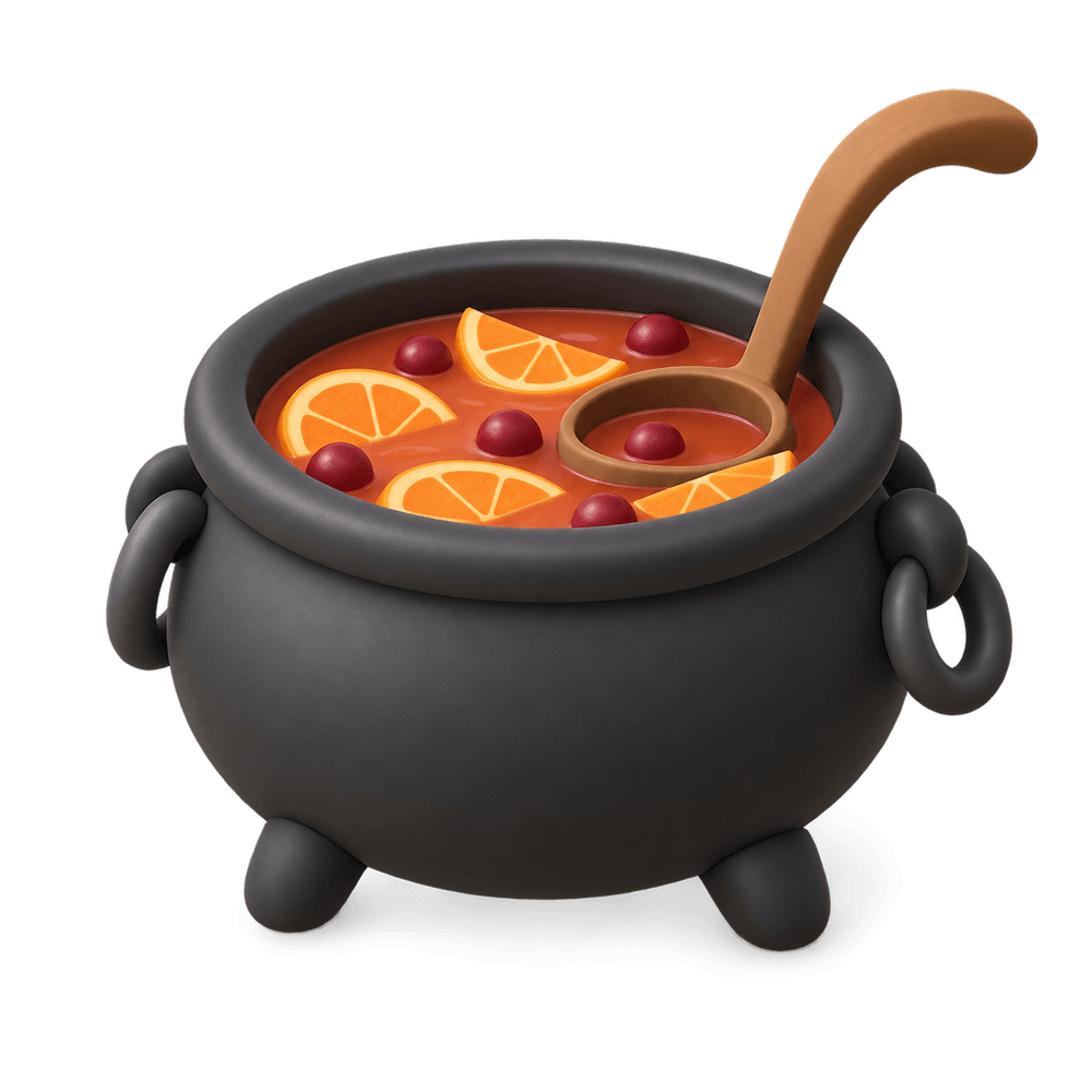 Cauldron Punch Bowl 3D icon