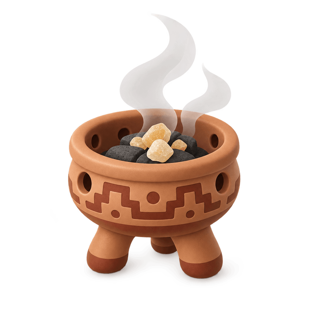 Copal Incense Burner 3D icon