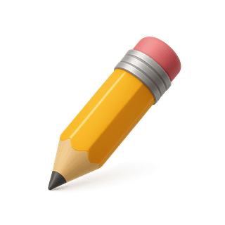 Classic yellow pencil