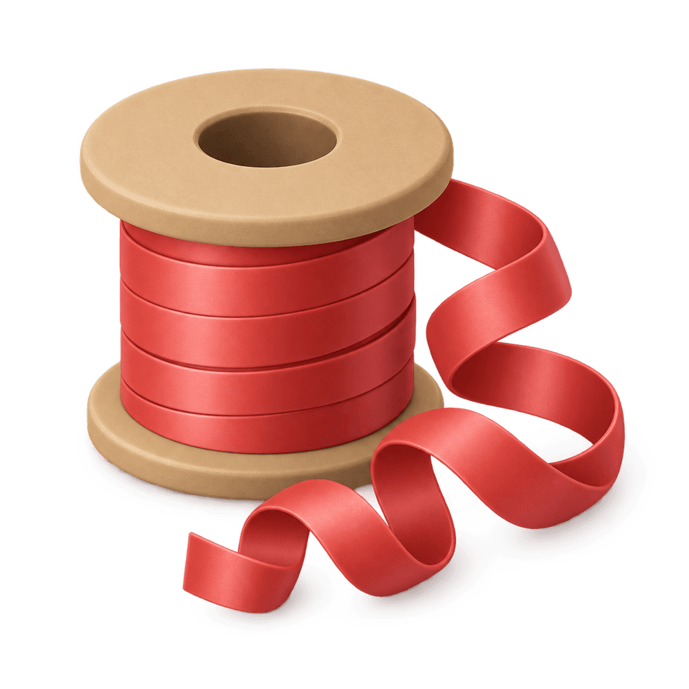 Curling Ribbon 3D icon