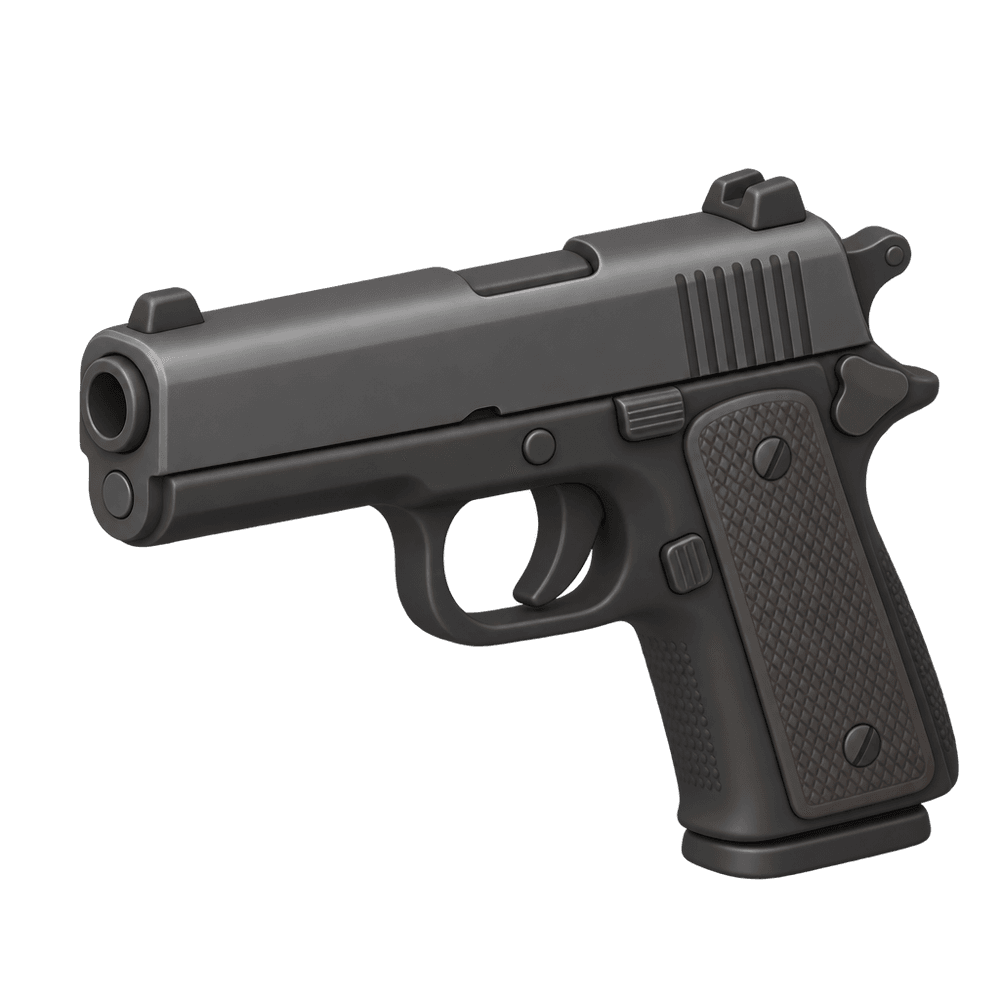 Semi-Automatic Pistol 3D icon