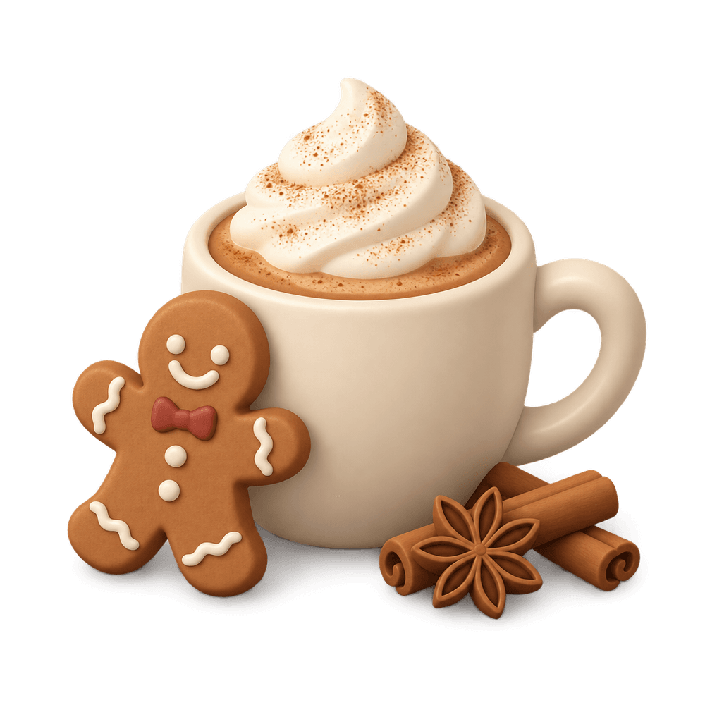 Gingerbread Latte 3D icon