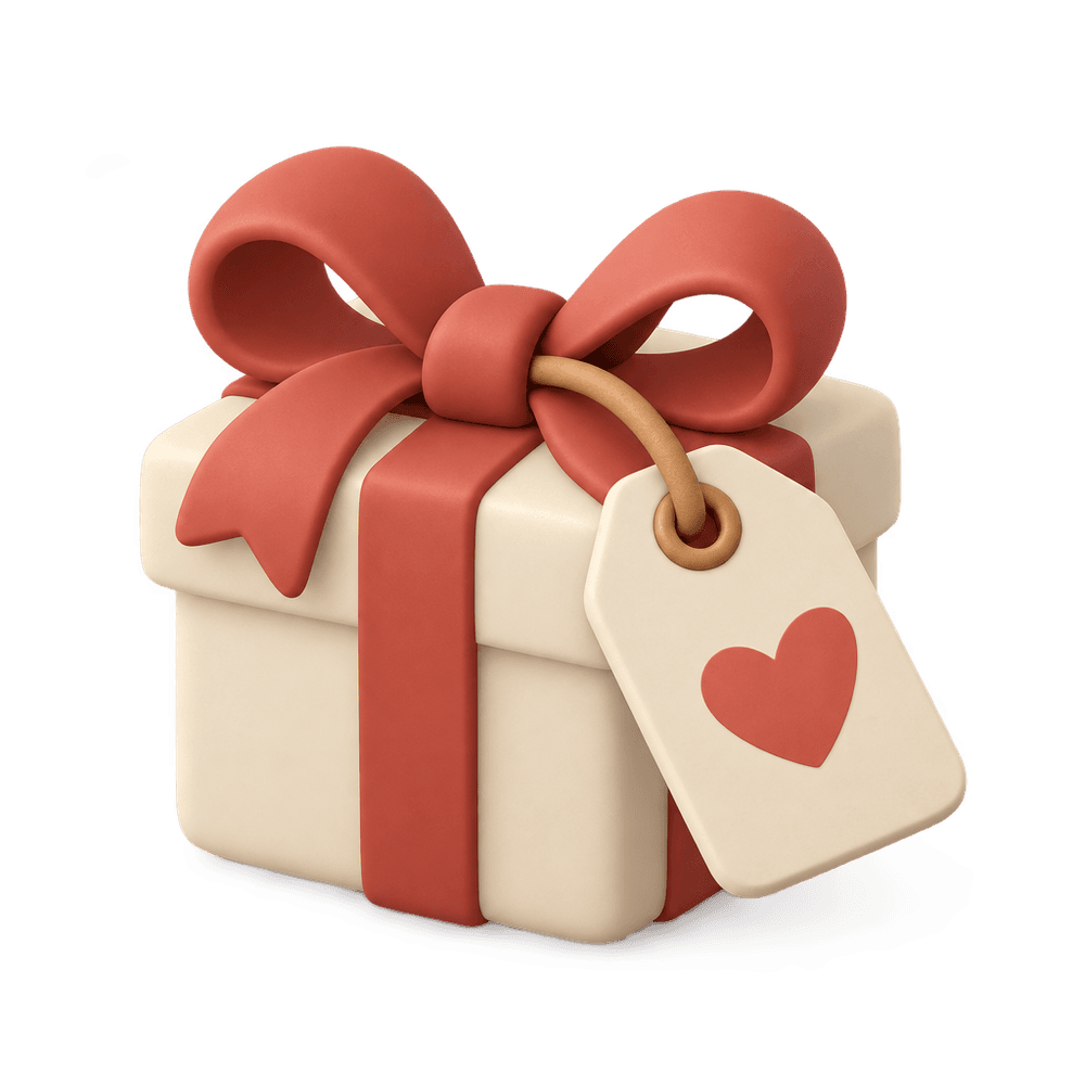 Gift Tag 3D icon