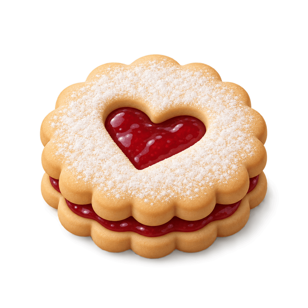 Linzer Cookie 3D icon
