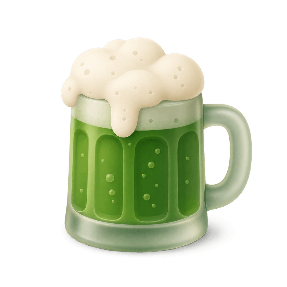 Green Beer 3D icon