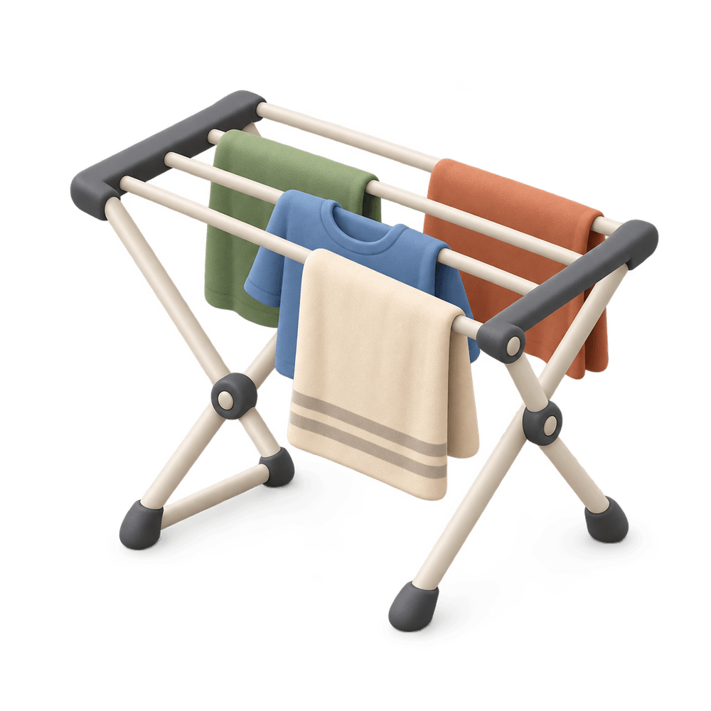 Clothes Drying Rack 3D icon