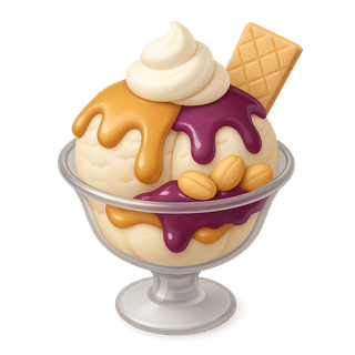 peanut butter jelly sundae