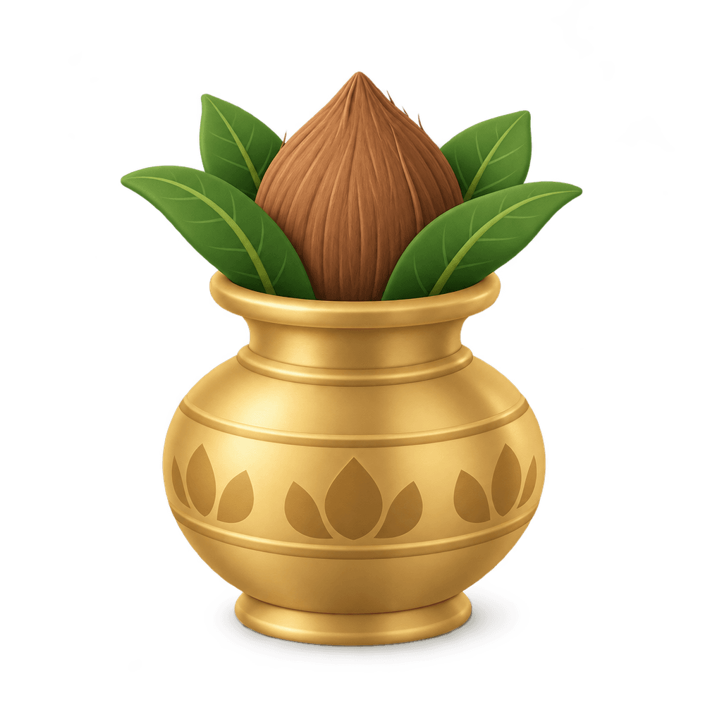 Brass Kalash 3D icon