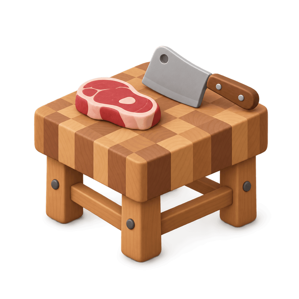 Butcher Block 3D icon