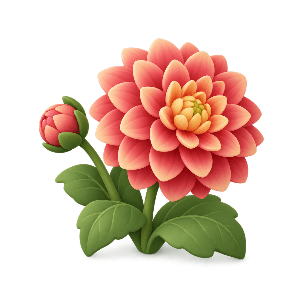Dahlia 3D icon