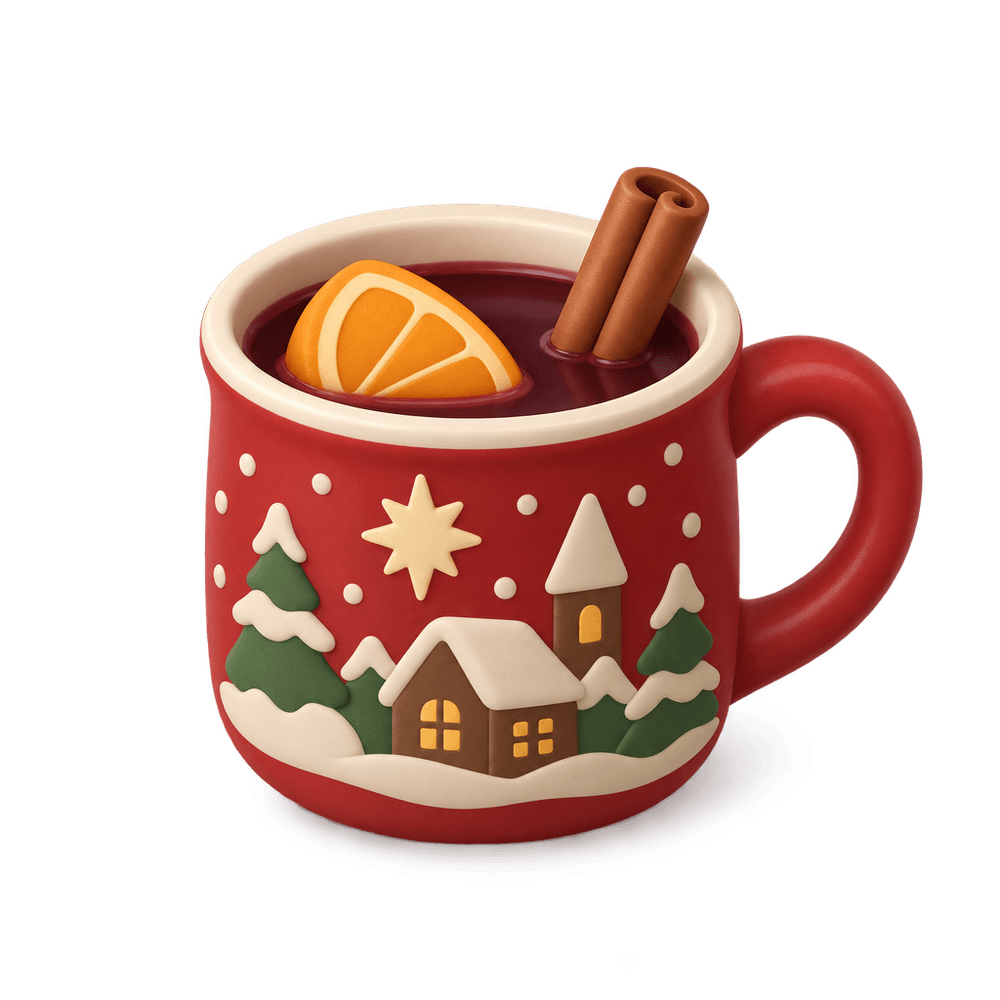 Christmas Market Mug 3D icon