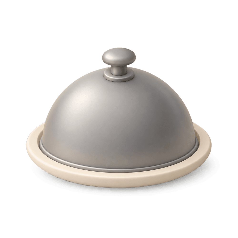 Serving Cloche 3D icon