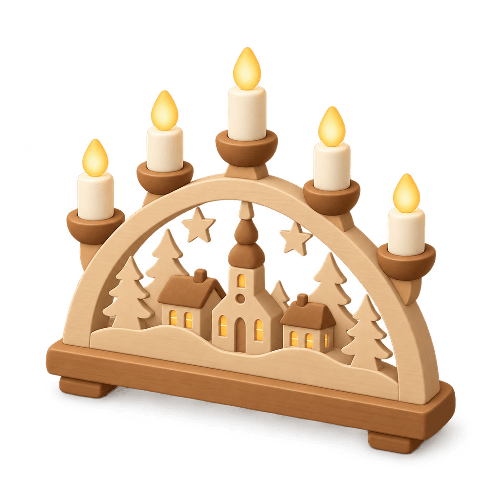 Schwibbogen Candle Arch 3D icon