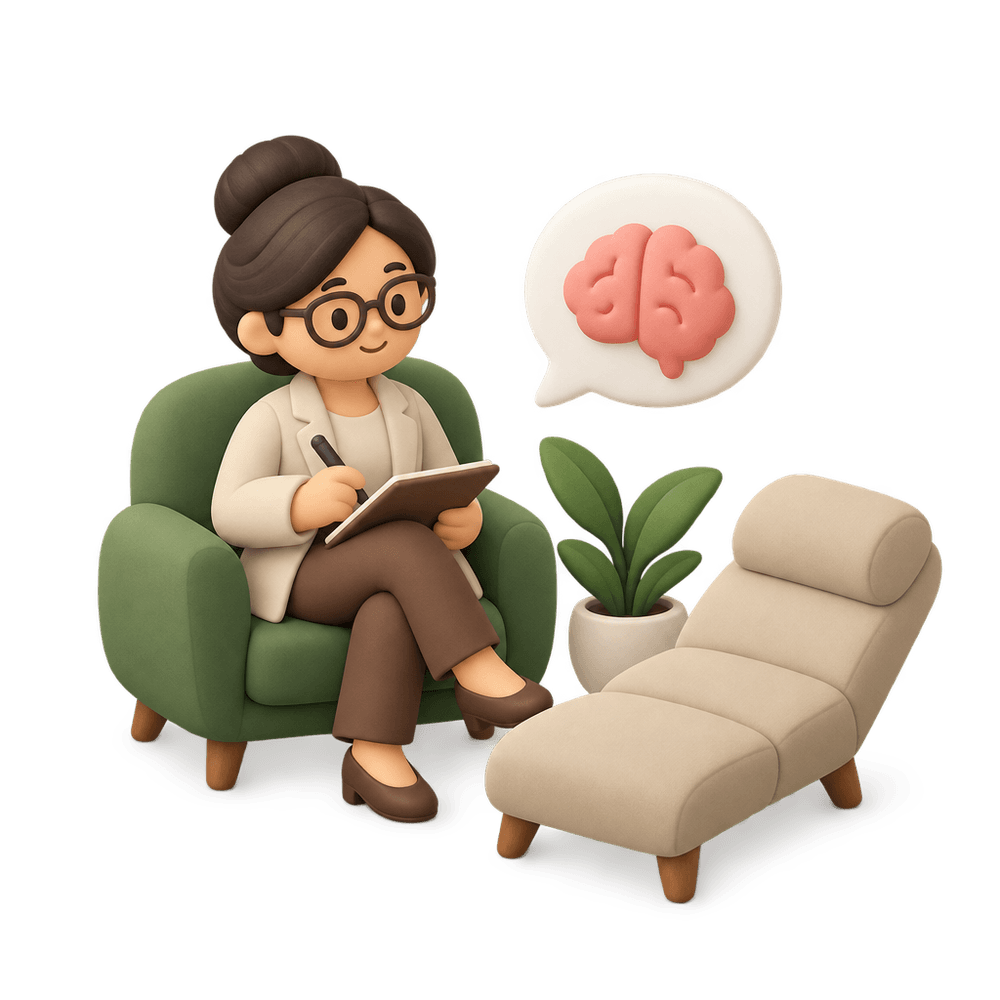 Psychologist 3D icon