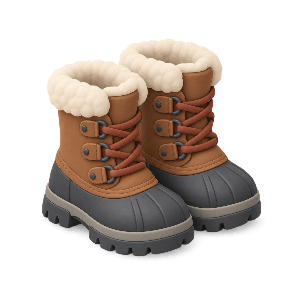 Snow Boots 3D icon