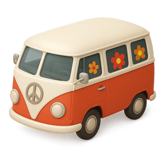 Hippie van