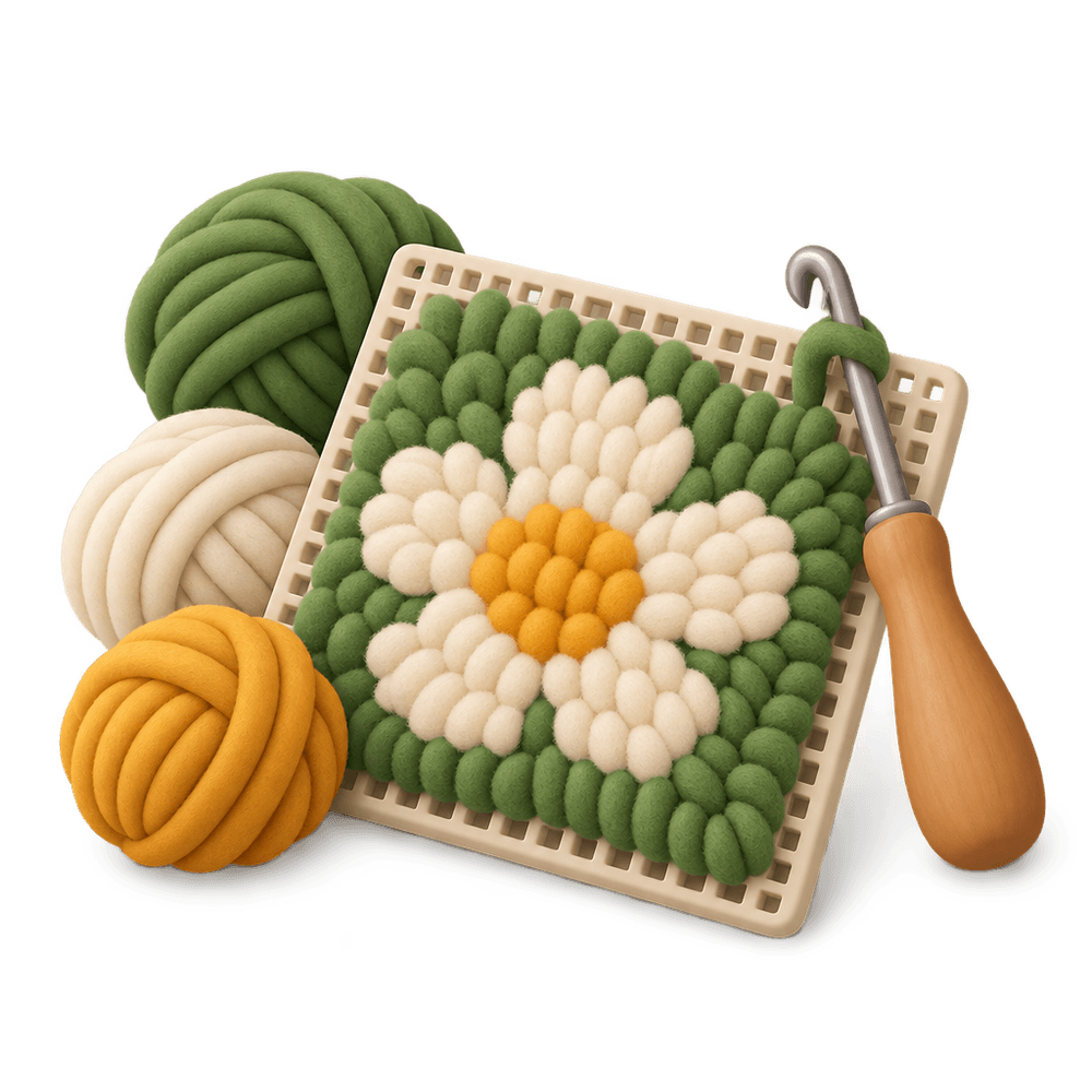 Latch Hook Rug 3D icon