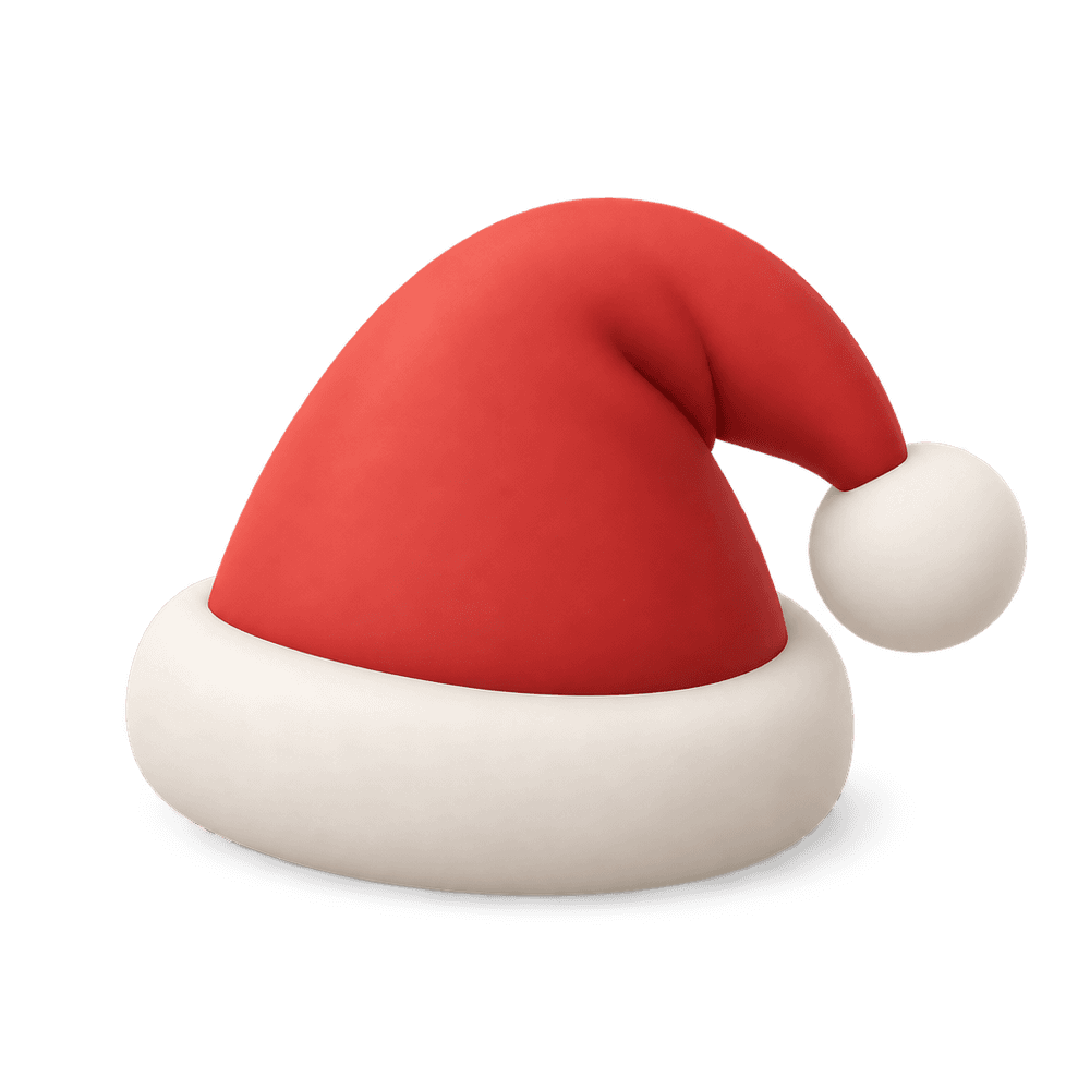 Santa Hat 3D icon