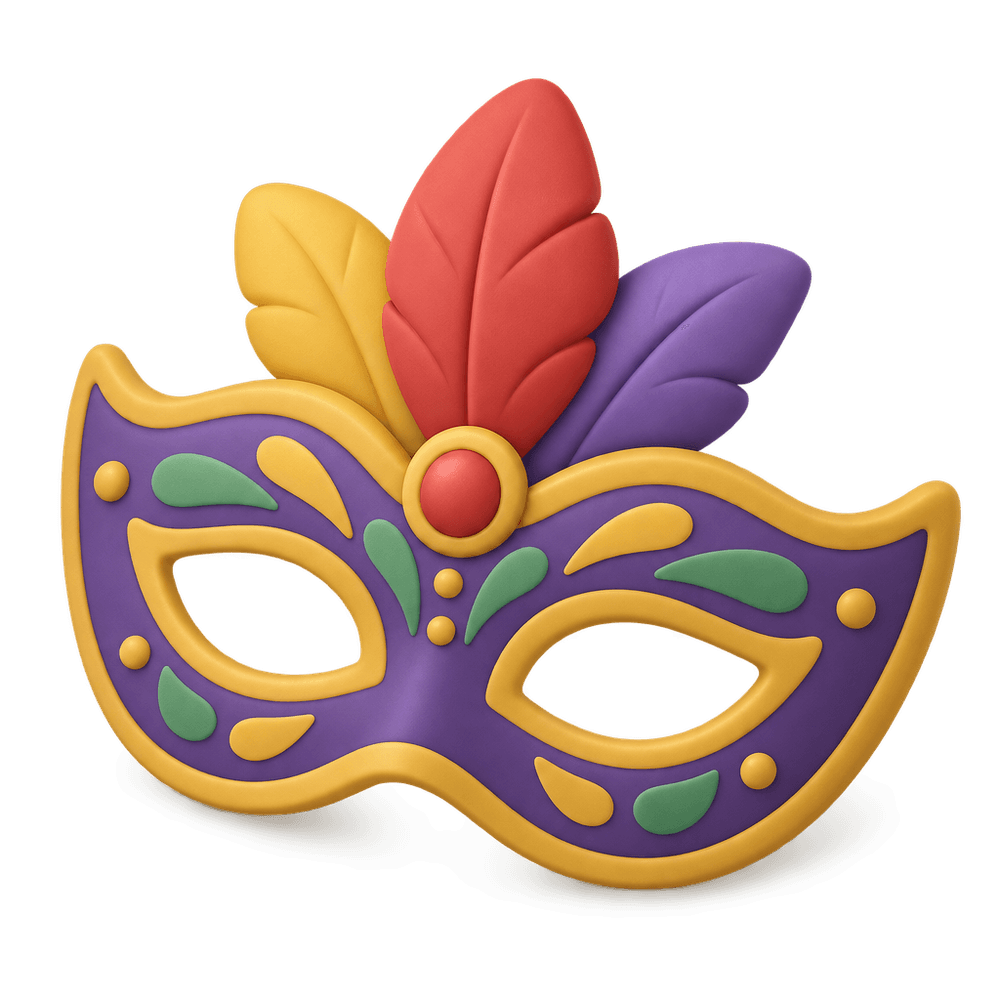 Purim Mask 3D icon