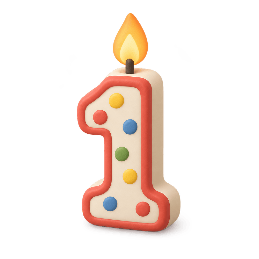 Number Candle 3D icon