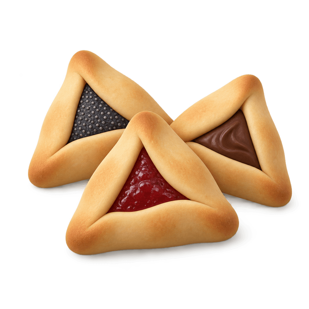 Hamantaschen 3D icon