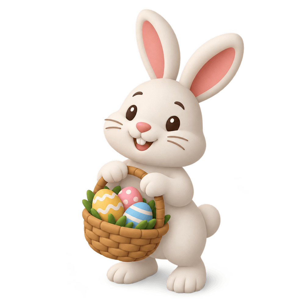 Easter Bunny 3D icon