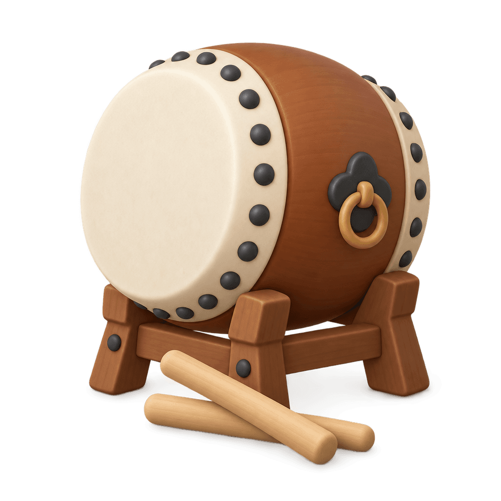 Taiko Drum 3D icon